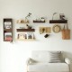 Toilet room wall-mounted storage rack