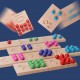 Wooden Clip Beads Toys Educational Puzzle Toys