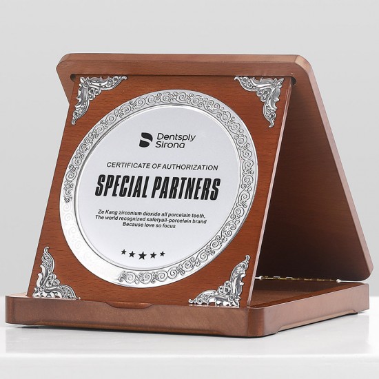 Custom Walnut Medal Production