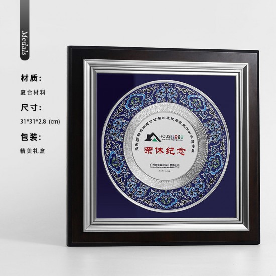 Custom Walnut Medal Production