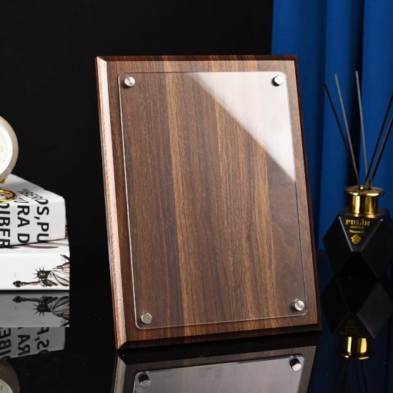 Wood Plaque Shield Award Wooden Plaque Blank