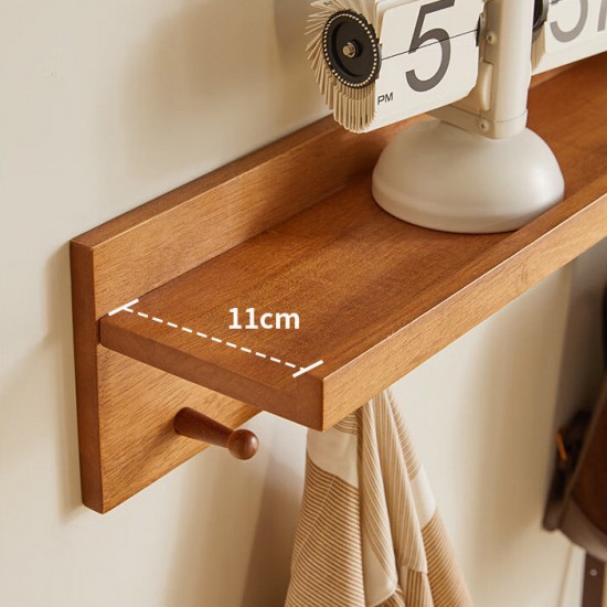 Oak wood storage rack