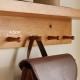 Oak wood storage rack