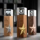Laser-Engraved Wooden Trophy  