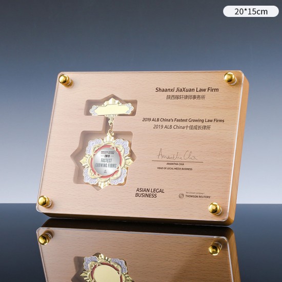 bulk custom wooden medals