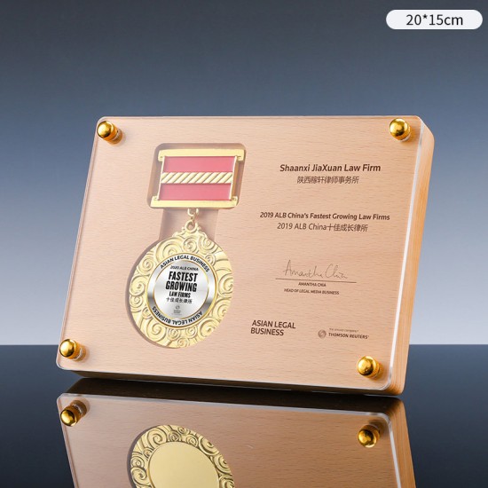 bulk custom wooden medals