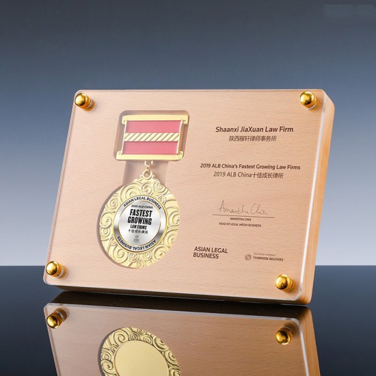 bulk custom wooden medals