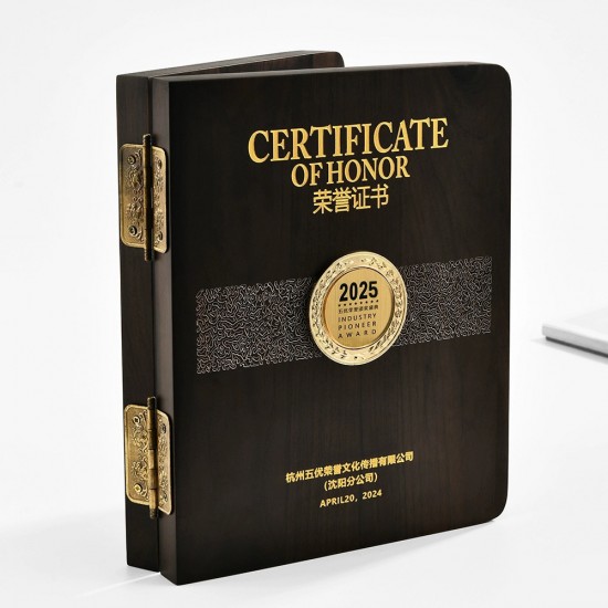 bamboo-wood medal plaques