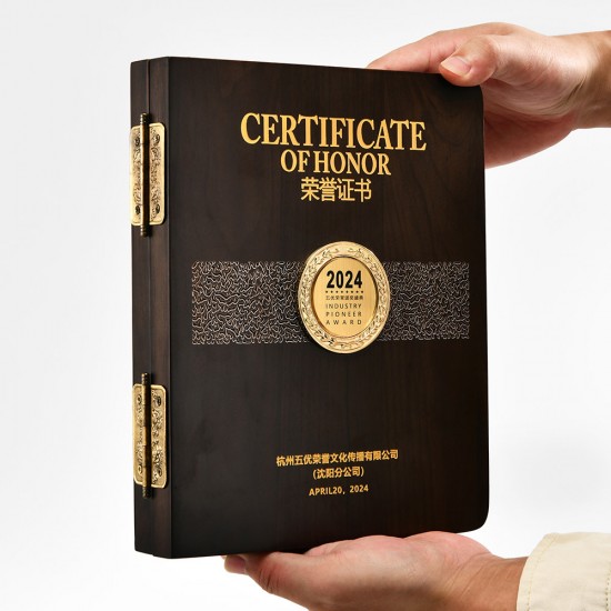 bamboo-wood medal plaques