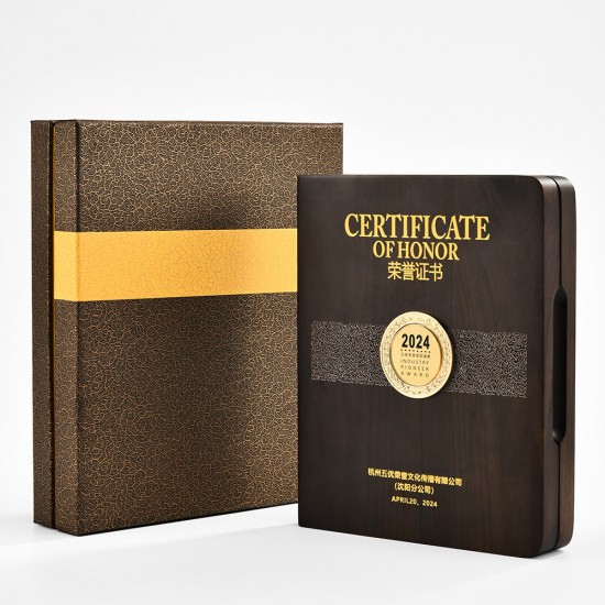 bamboo-wood medal plaques