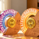 uniquely shaped wooden trophies