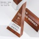 Beech wood trophy 