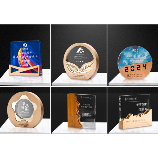 Beech wood trophy 