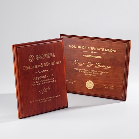  Wholesale Solid Wood Medals	