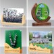 Mahogany Solid Wood Trophy 