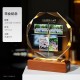 Mahogany Solid Wood Trophy 