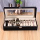 leather watch storage box