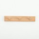 Wall-mounted wooden shelf for study