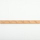 Wall-mounted wooden shelf for study