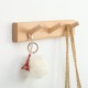 Wall-mounted wooden shelf for study