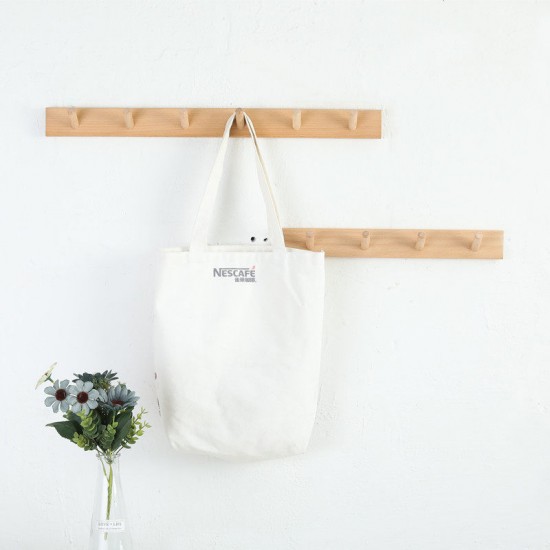 Wall-mounted wooden shelf for study