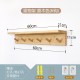 Wall-mounted wooden storage rack	