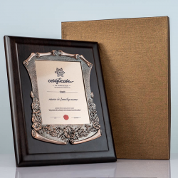 Authorized plate custom memorial medals honor certificates wooden appointment letters authorization documents high-end donation plaques custom making