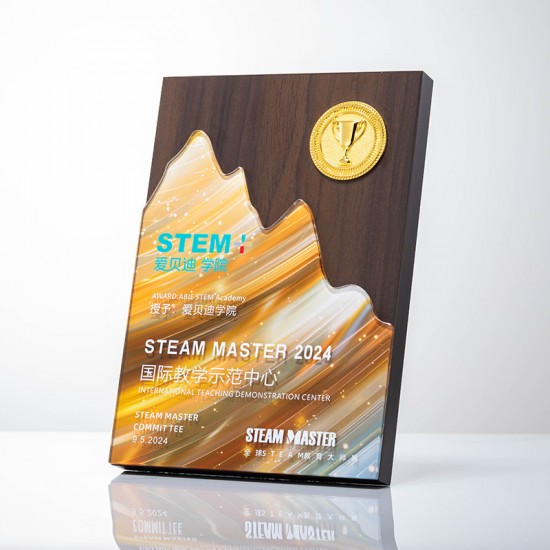 custom embossed wooden medals