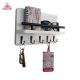 Wall-mounted shelf without holes