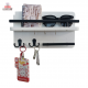 Wall-mounted shelf without holes