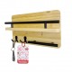 Wall-mounted shelf without holes