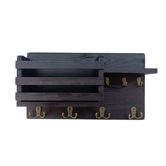 Wall-mounted shelf without holes