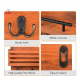 Wall-mounted shelf without holes