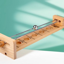 Shoot the Moon Game Hot Sell Marble Runs Wooden Novelty Toys Wooden Balance Game