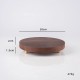 wooden support Wooden bottom vase
