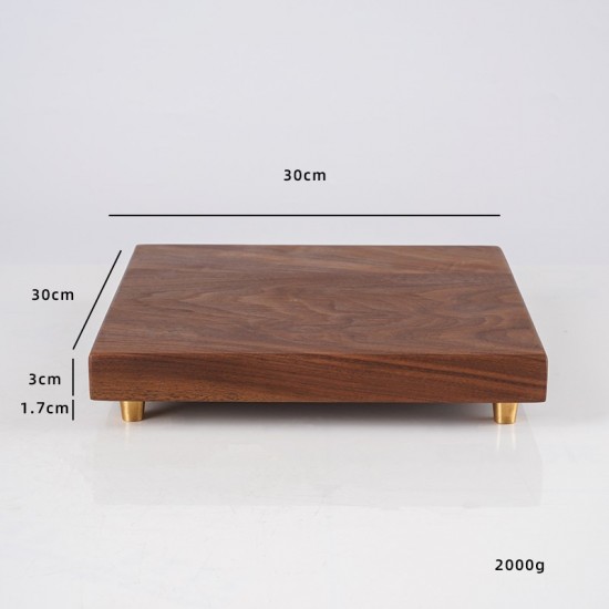 wooden support Wooden bottom vase