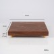wooden support Wooden bottom vase
