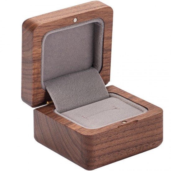 Solid wooden boxes Ring Box