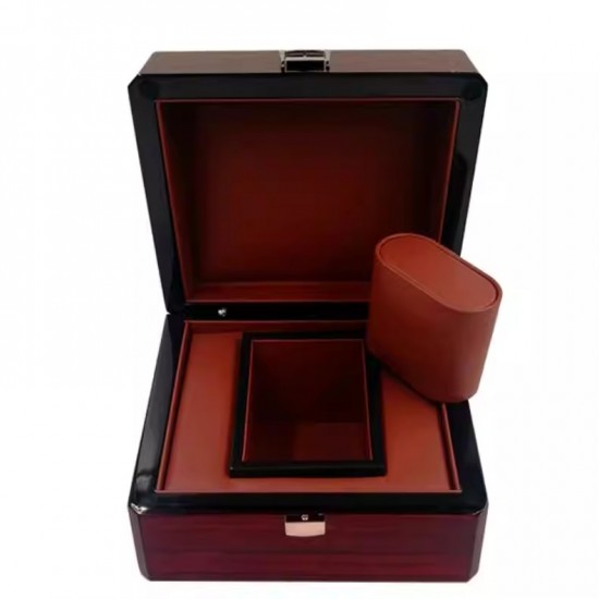 Wooden box Black wooden watch box