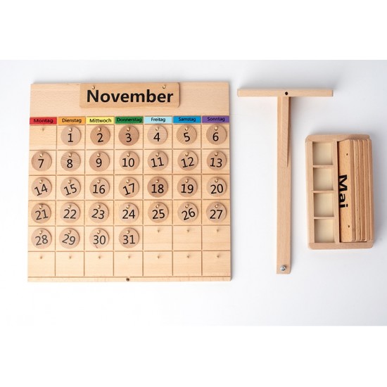 Wooden Calendar Wooden Kids Gifts