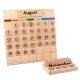 Wooden Calendar Wooden Kids Gifts