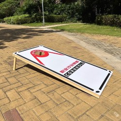 Customize Your Own Pattern Wooden Regulation Size Cornhole Game Set Boards Bean Bags Toss Game Carry Bag