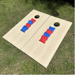 Customize Your Own Pattern Wooden Regulation Size Cornhole Game Set Boards Bean Bags Toss Game Carry Bag