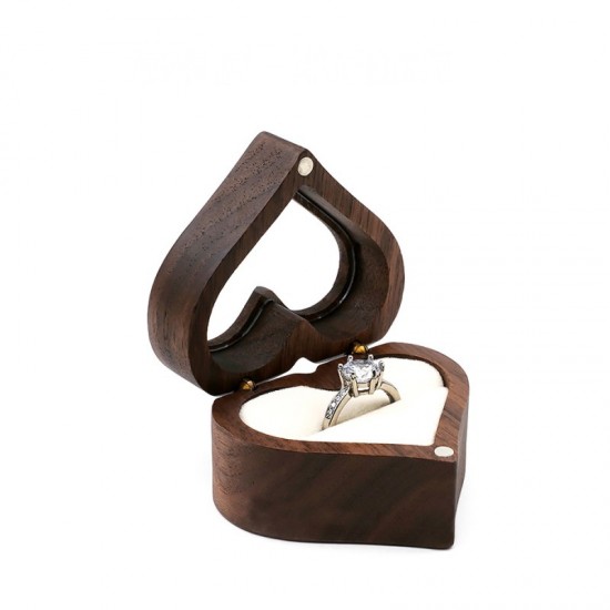 Wooden Storage Ring Box		