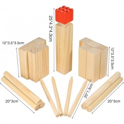 Wholesale Premium Classic Garden Lawn Wooden Viking Skittle Game Set with Carry Bag				 Wholesale Premium Classic Garden Lawn Wooden Viking Skittle Game Set with Carry Bag