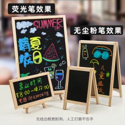 Desktop Stand-Up Blackboard for Stores, Supermarkets, Commercial Promotion, Price Signs, Street Vendors, and Advertising Display Boards