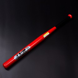 Thickened and hardened alloy steel matte black baseball bat, self-defense trendy bat for vehicle use