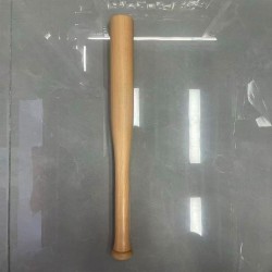 Beechwood baseball bat, factory direct sale, 25 inches (64 cm), for fitness, vehicle use, and self-defense; solid wood baseball bat