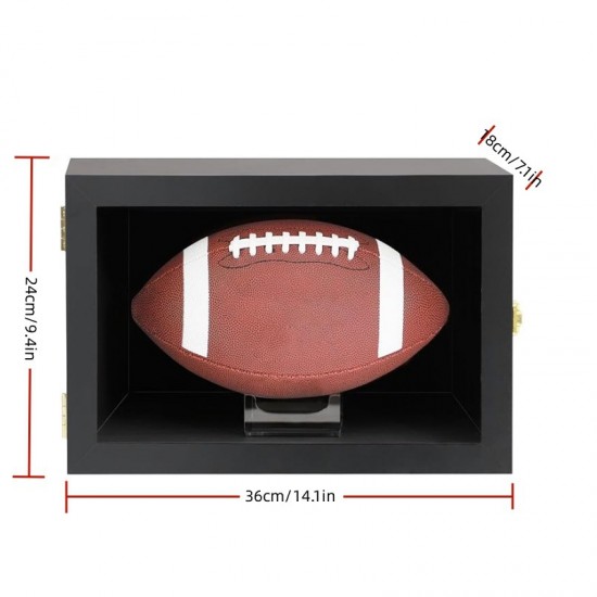 Football Display Case Wooden Display Case