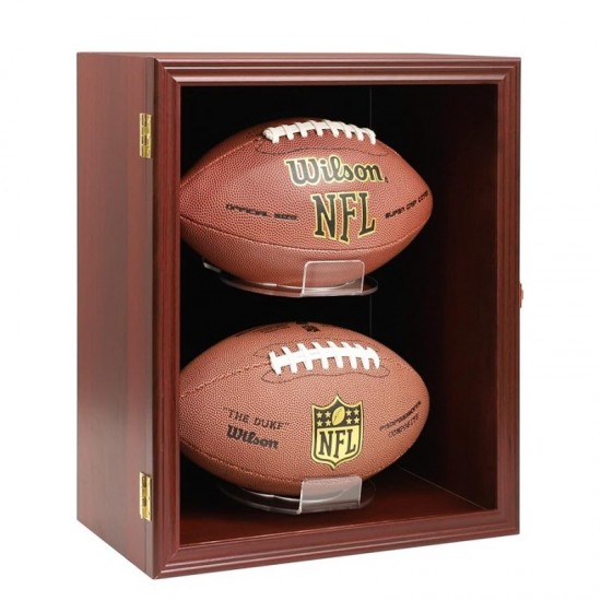 Football Display Case Wooden Display Case